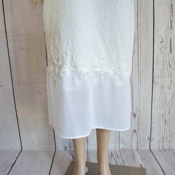 Plaza South 80's Vintage Linen and Rayon Two Pieces Skirt Set - Picture 6 of 10